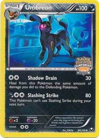 Dark Explorers Umbreon [Regional-Staff] Pokémon card